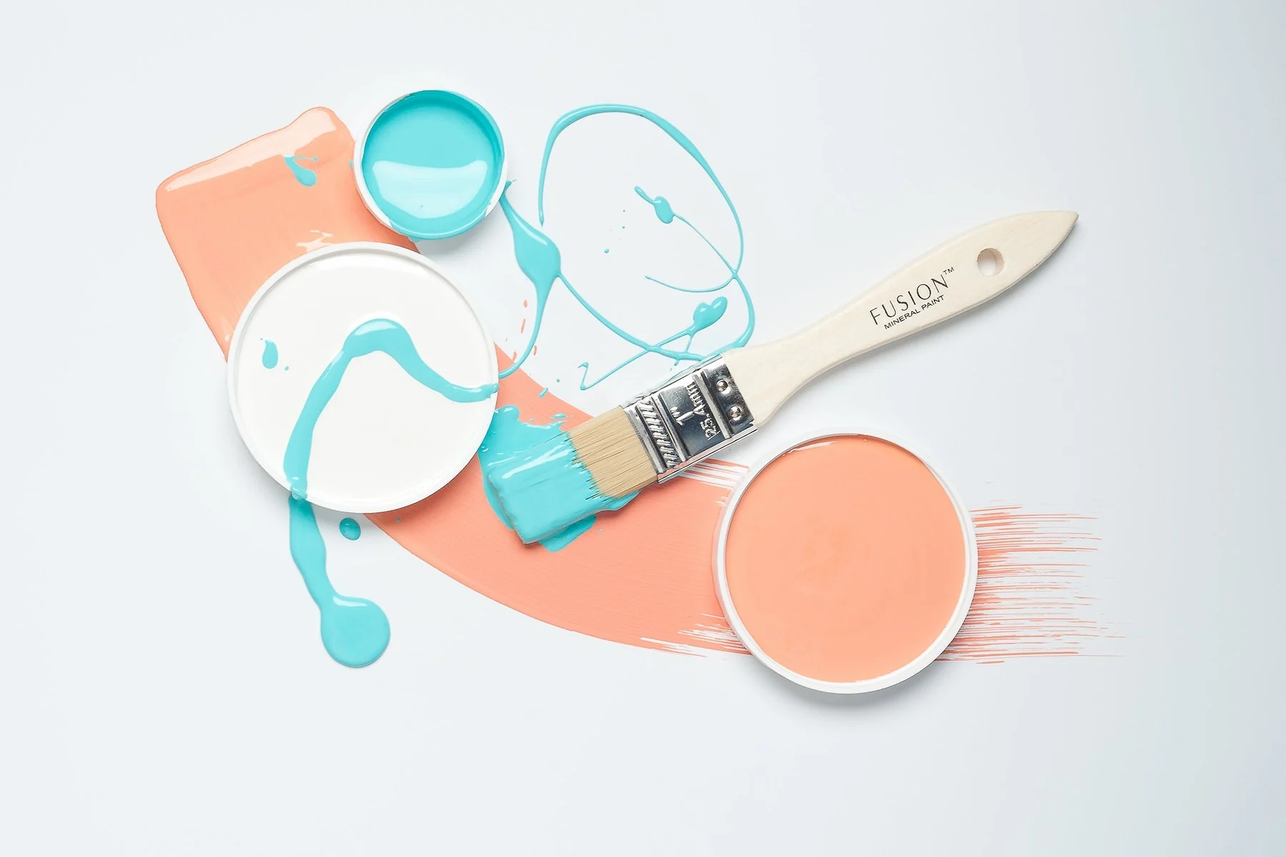 Milk Paint Brush - Flat Brush - Image 3